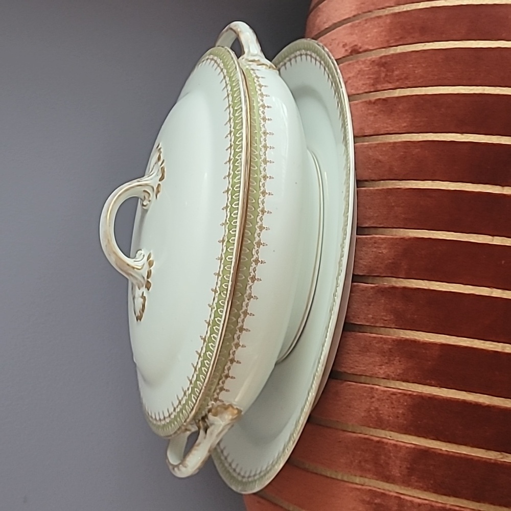 Vintage Limoges Covered Dish & Tray - Picture 10 of 16